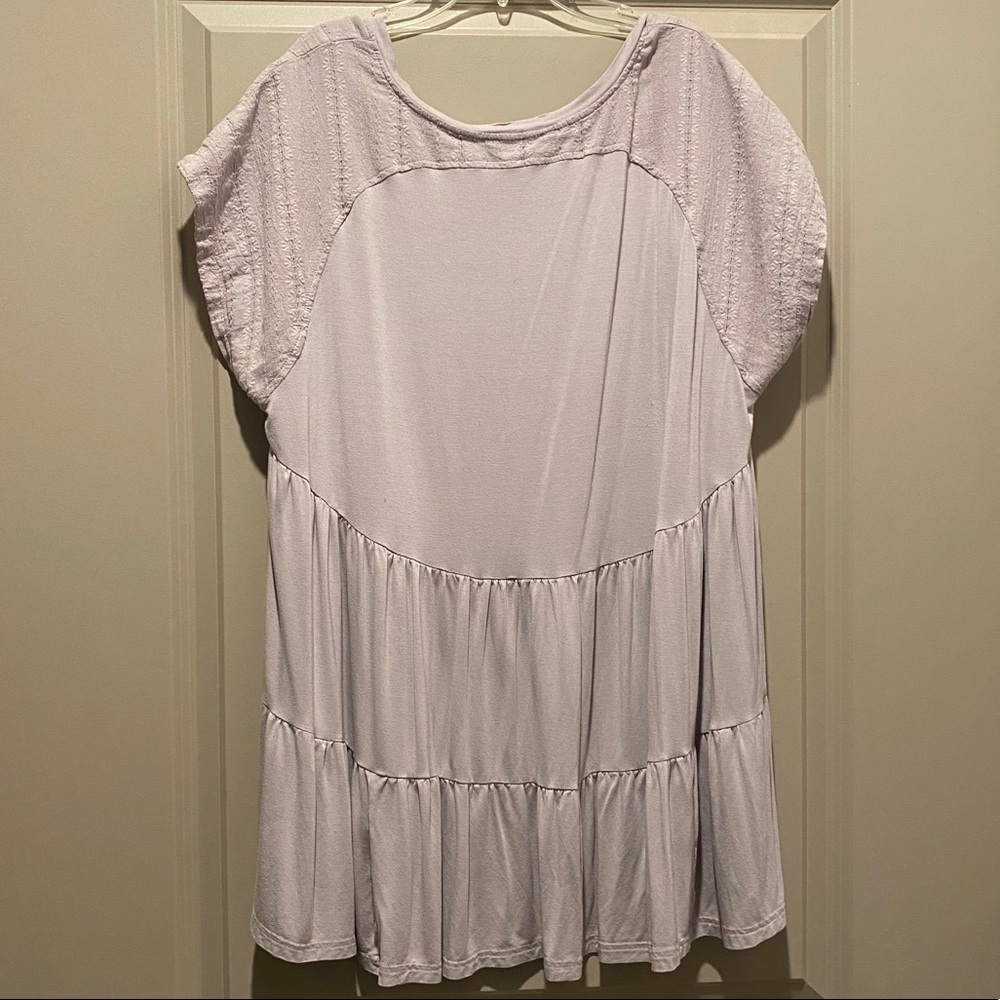 Portland grey flowy t shirt